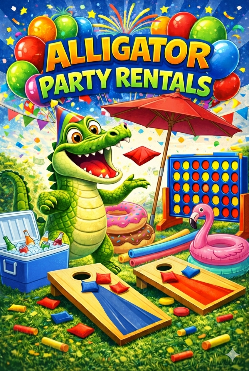Alligator Party Rentals logo